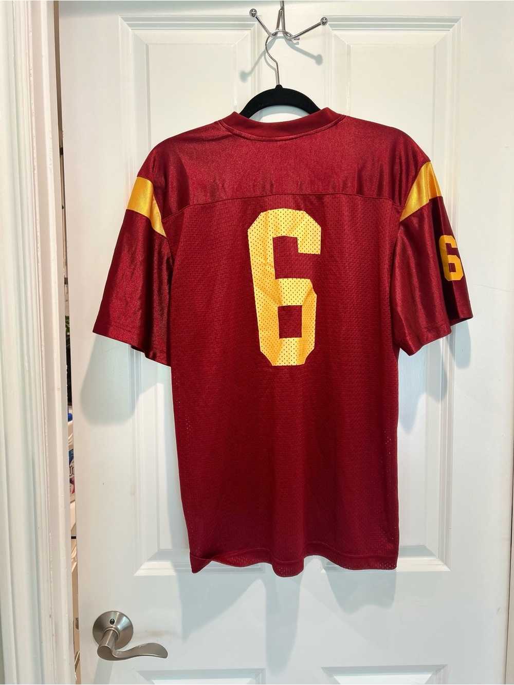 Nike USC Trojans #6 Football Jersey Youth XL Cardinal Red Gold NCAA Game Day - Picture 5 of 10